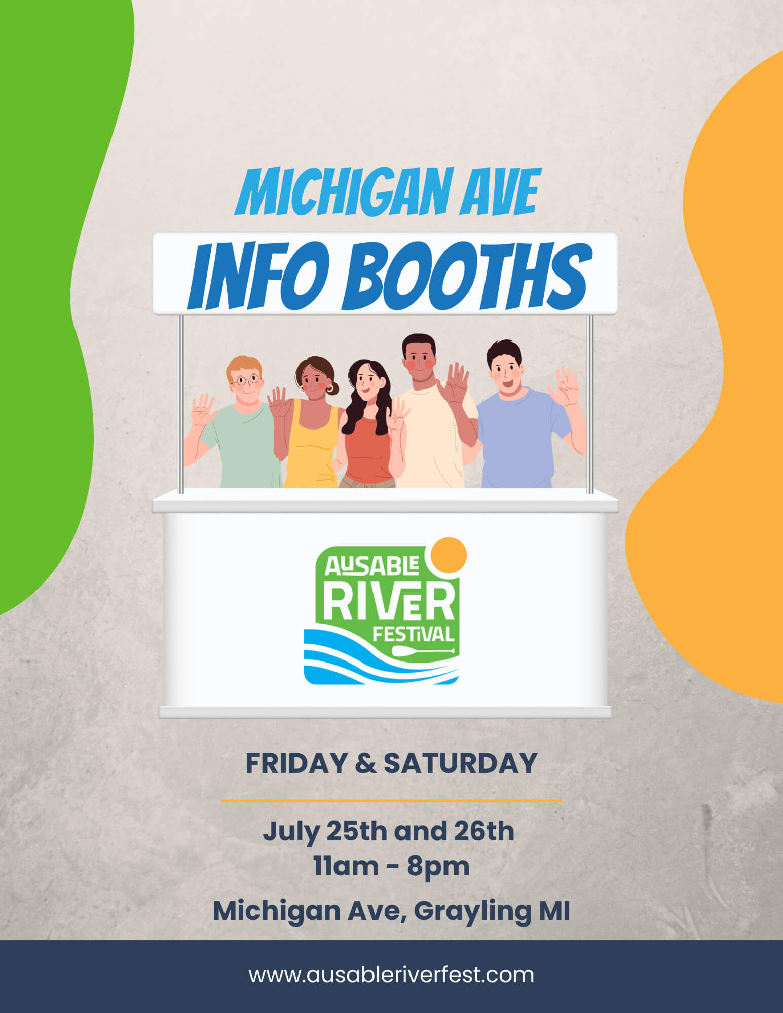 MI Ave Booths Grayling Regional Chamber of Commerce